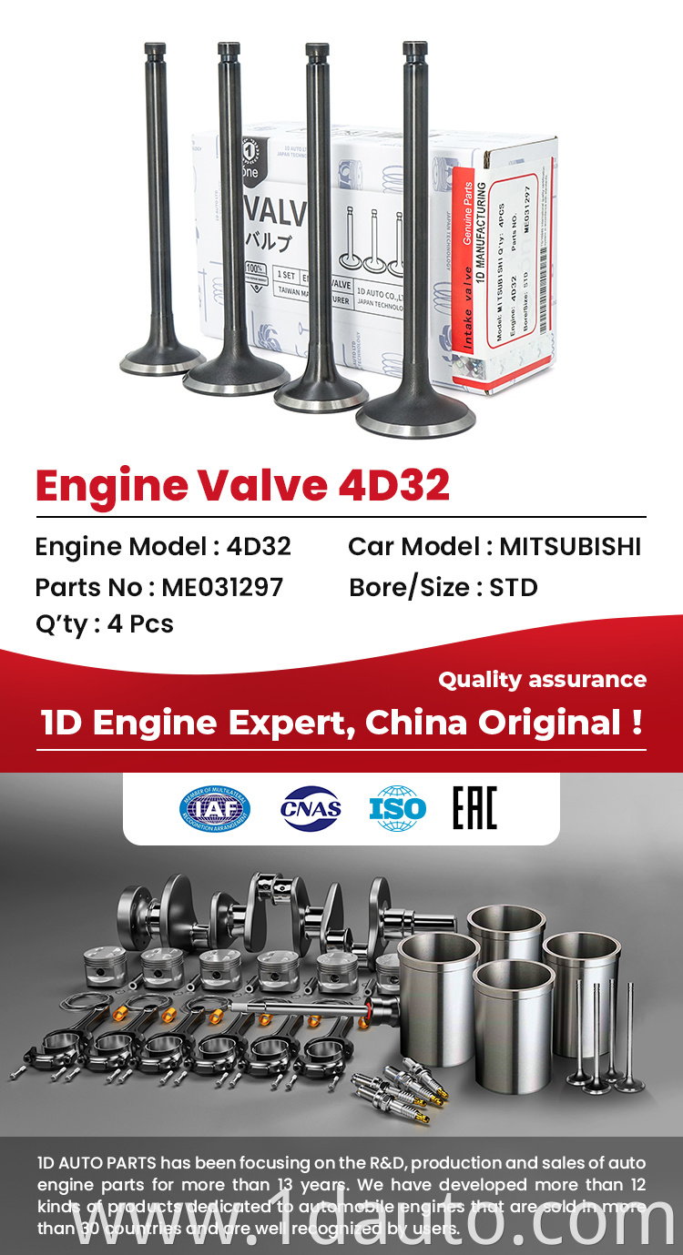 MITSUBISHI 4D32 Engine Valves 